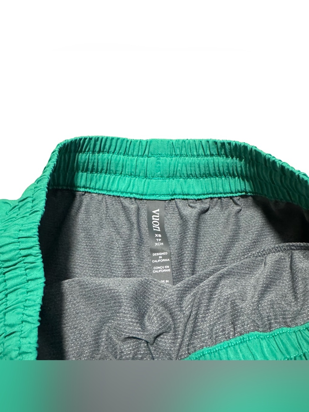 Vuori Clementine 2.0 Shorts Women's XS Lightweight Running Short Teal Athletic - Picture 4 of 5